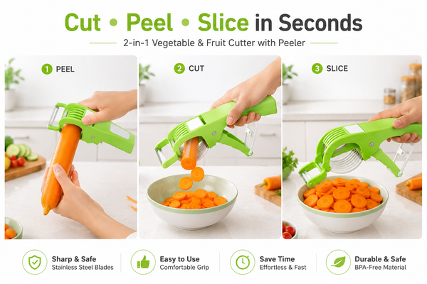 Slice, Peel & Prep in Seconds!
