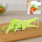 Plastic 2 in 1 Vegetable & Fruit Multi Cutter with Peeler